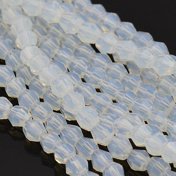 Faceted Bicone Opal Beads Strands