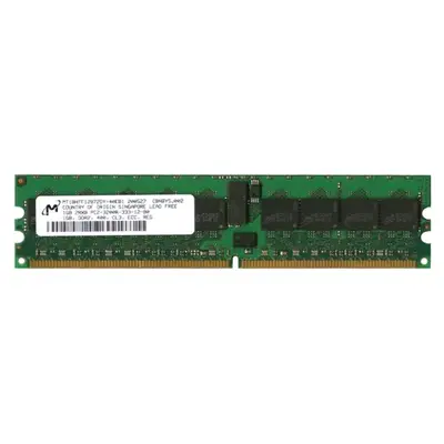 MT18HTF12872DY-40EB1 Micron 1GB DDR2-400MHz RDIMM 2Rx8 CL3 Memory