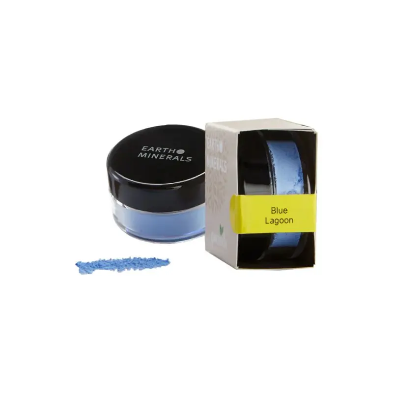 Provida organics Earth Minerals Luminous Shimmer Eyeshadow, Blue Lagoon (2.50g)