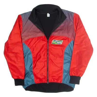 GERBER Higher Stage Fleece Lined Shell Jacket Red 90s Mens S