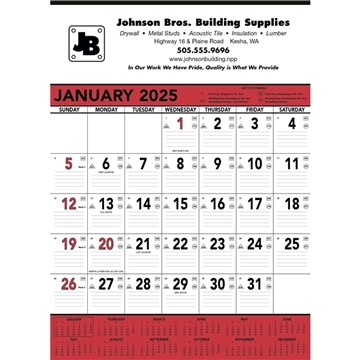 50 Custom Triumph Calendars Red & Black Contractor Memo - SFI ...