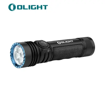 OLIGHT Seeker 4 Pro Rechargeable Flashlights, High Lumens Powerful Bright Flashlight 4600 Lumens with USB C Holster, Waterpro...