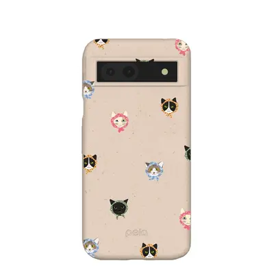 Seashell Cat Couture Google Pixel 8a Case