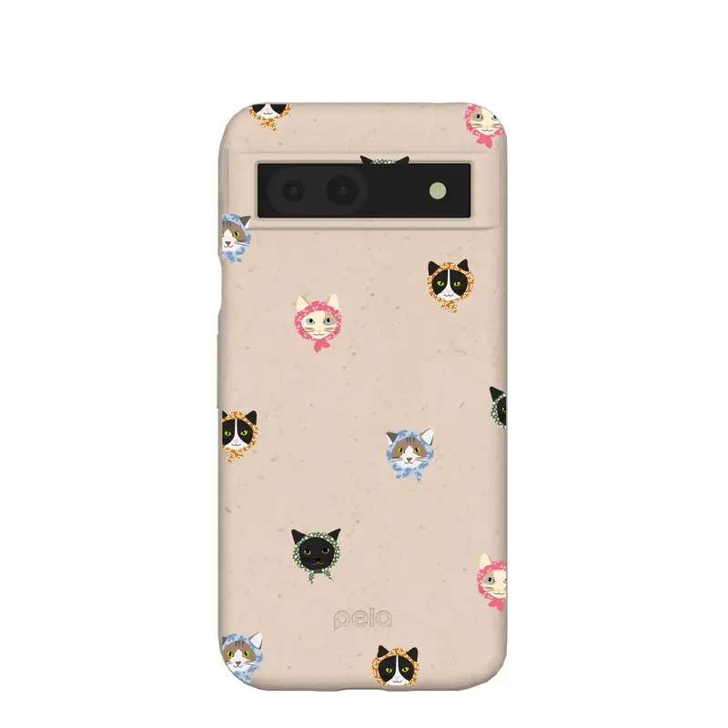 Seashell Cat Couture Google Pixel 8a Case