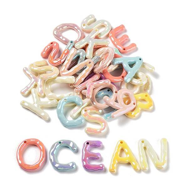 UV Plating Opaque Acrylic Pendants