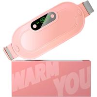Heating Pad, Portable Cordless Fast Heated Pad, Electric Belly Wrap Belt with 3 Heat Levels & 4 Massage Modes, Warm Gifts for...