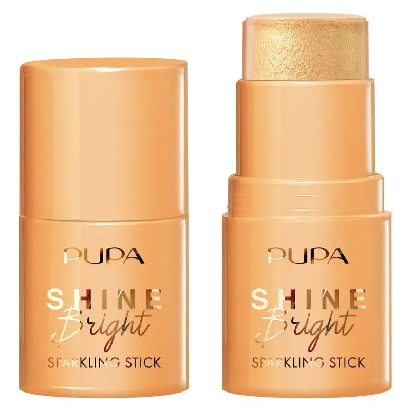 Pupa Shine Bright Sparkling Stick - Fresh Effect Sparkling Stick 001 - Icy Gold (5 Ml)