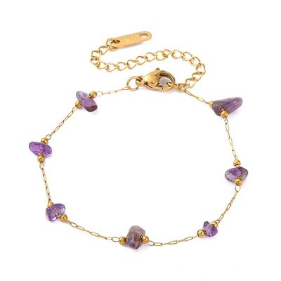 Ion Plating(IP) 304 Stainless Steel Mesh Chain Bracelet for Women