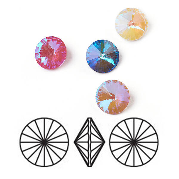 K9 Glass Rhinestone Cabochons