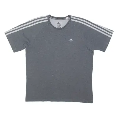 ADIDAS Mens T-Shirt Grey M