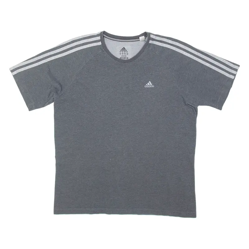 ADIDAS Mens T-Shirt Grey M