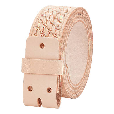 BENECREAT 1.5inch Leather Blank Belt