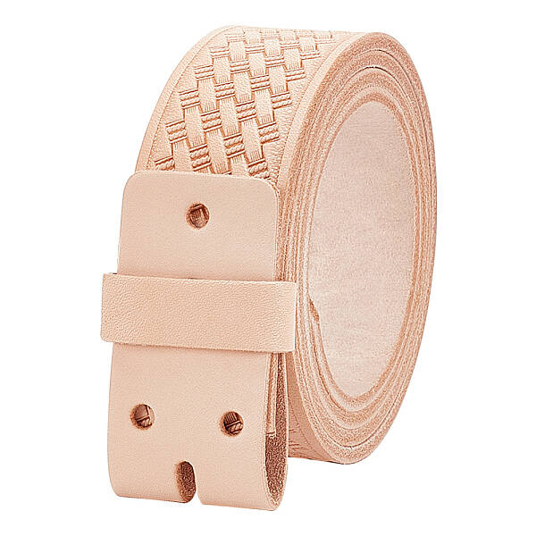BENECREAT 1.5inch Leather Blank Belt