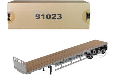53 Flat Bed Trailer Silver \