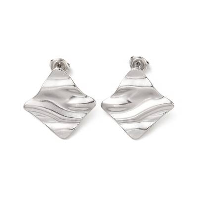 Non-Tarnish 304 Stainless Steel Stud Earrings for Women