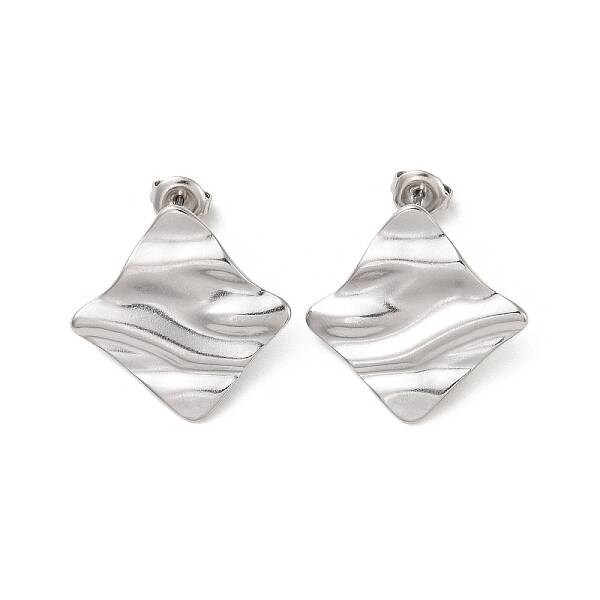 Non-Tarnish 304 Stainless Steel Stud Earrings for Women