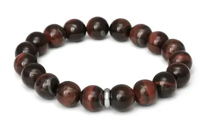 Agato MINK158/20 Ox Eye Bead Bracelet