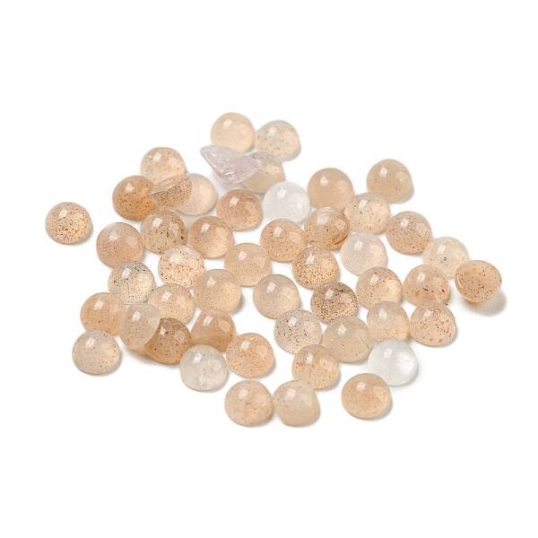 Natural Sunstone Gemstone Cabochons