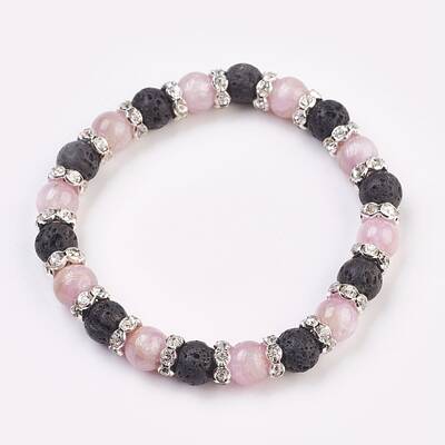Natural Kunzite Stretch Bracelets