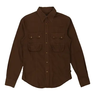 Just Cavalli Shirt - Small Brown Cotton