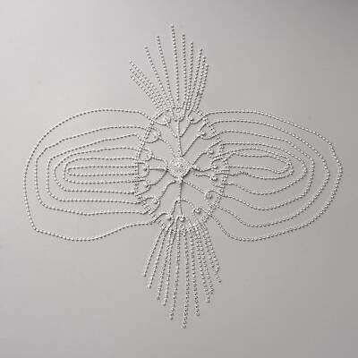 Metal Rhinestone Tassel Hair Chain Hat for Bridal