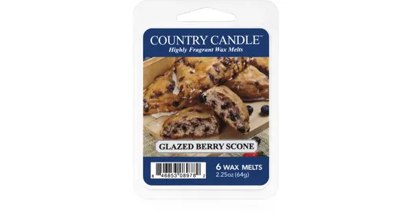 Country Candle Glazed Berry Scones Lamp Wax aromatica 64 g