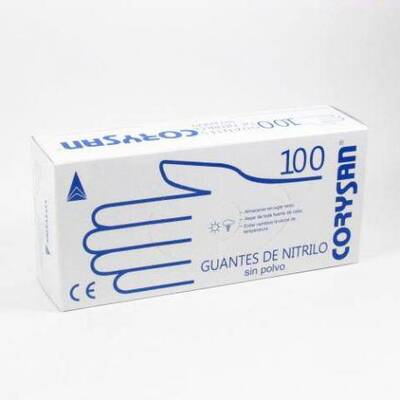 Nitrile gloves Corysan S - Tm 100 U powdered