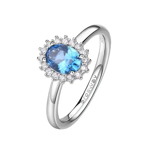 Brosway Fancy Freedom Blue Silver Ring FFB70 - Circuit: 54 mm