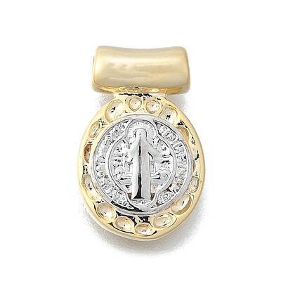 Religion Theme Brass Hammered Pendants