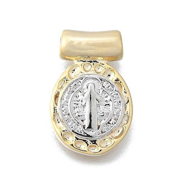 Religion Theme Brass Hammered Pendants