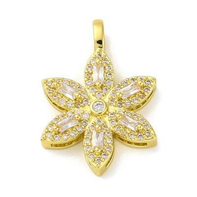 Brass Pendants with Cubic Zirconia