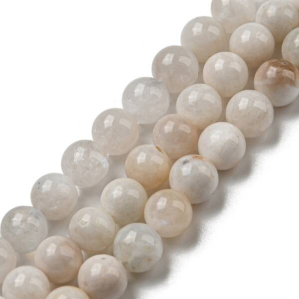 Natural Rainbow Moonstone Beads Strands