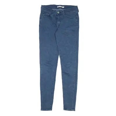 LEVI'S 710 Jeans Blue Denim Slim Skinny Womens W27 L30