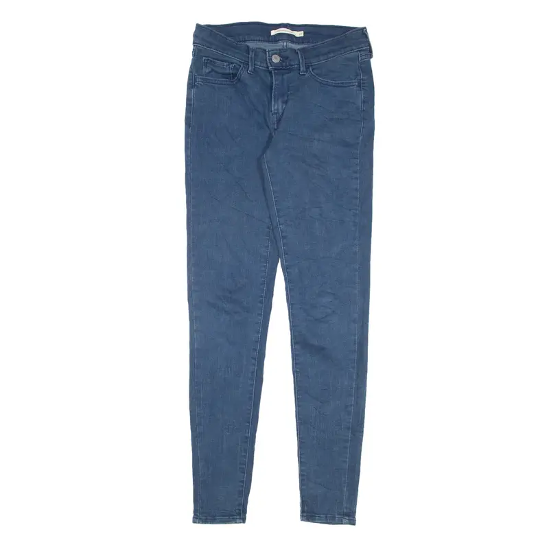 LEVI'S 710 Jeans Blue Denim Slim Skinny Womens W27 L30
