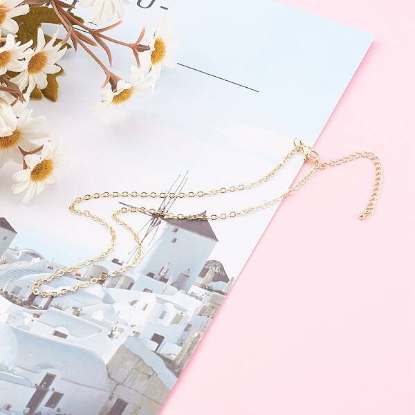 Brass Cable Chain Necklace Makings