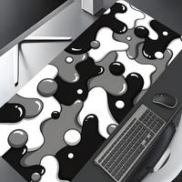 Abstract Pattern Mouse Pad, Rectangle Gaming Mouse Pad, Non-slip Rubber Pad, Aesthetic Desktop Decoration Protective Pad for ...