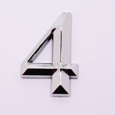 Plastic & PVC Number Sign Labels