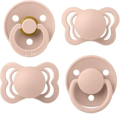 Bibs Try-It Size 1: 0+ Months Newborn Set Blush