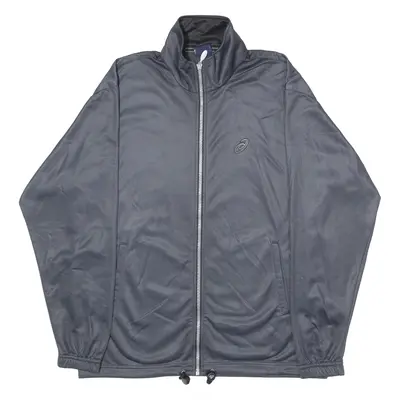 ASICS Mens Track Jacket Grey 90s S