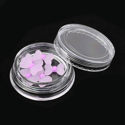 Frosted Plastic Cabochons Nail