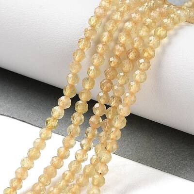 Natural Yellow Apatite Beads Strands