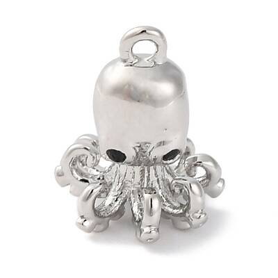 Brass Pendants With Clear Cubic Zirconia