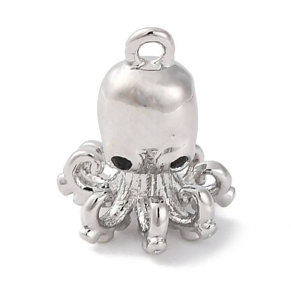 Brass Pendants With Clear Cubic Zirconia