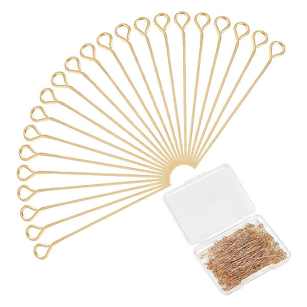 200Pcs 304 Stainless Steel Eye Pins