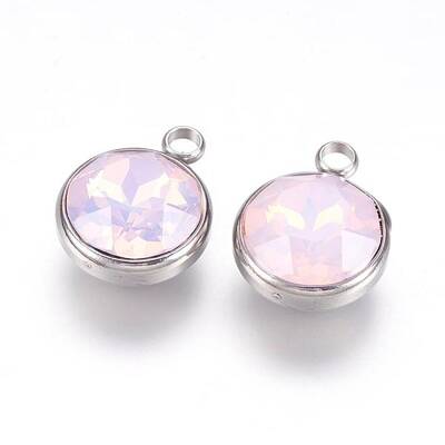 K9 Glass Rhinestone Pendants