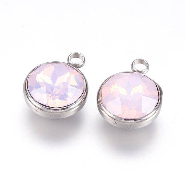 K9 Glass Rhinestone Pendants