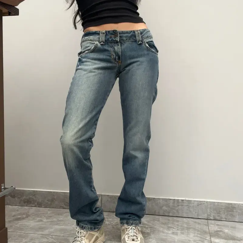 Agona Jeans - 28W UK 6 Blue Cotton