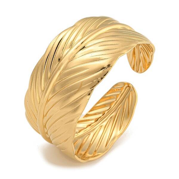 Real 18K Gold Plated 304 Stainless Steel Cuff Bangles