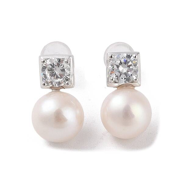 Anti-Tarnish Sterling Silver Stud Earrings