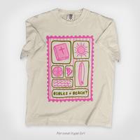 Bibles and beach tee COMFORT COLORS TEE